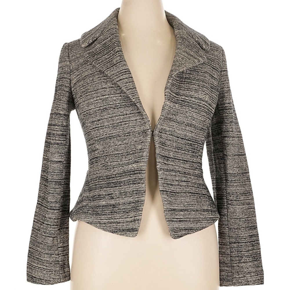 Banana Republic Women's Black and Gray Blazer
